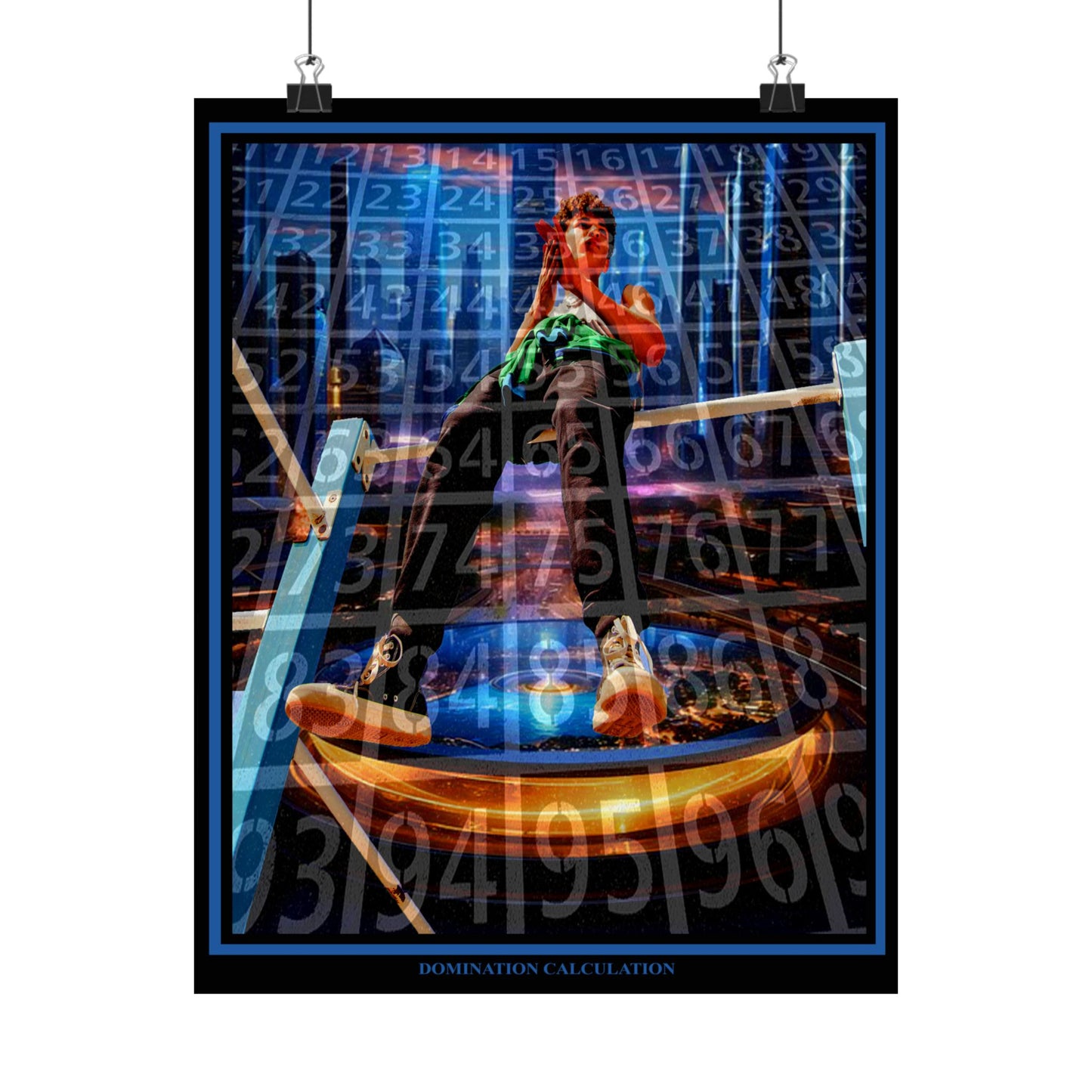 Domination Calculation Matte Vertical Posters