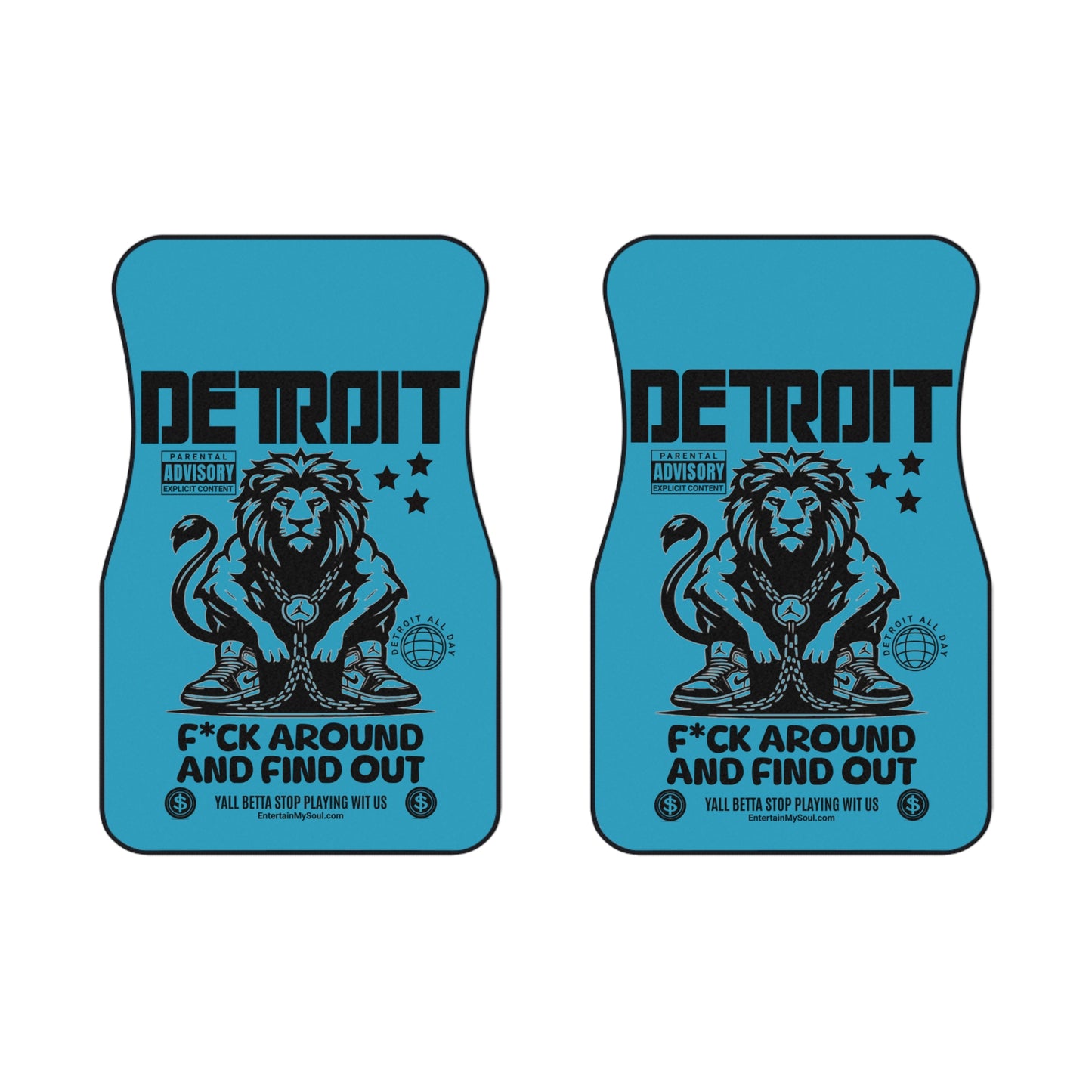 F*ck Around and Find Out Car Mats, Auto Accessories, Custom Floor Mats, Car Decor, Unique Gifts