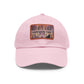 Tiers Above Reality Dad Hat with Leather Patch (Rectangle)