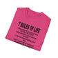 7 Rules of Life Unisex Softstyle T-Shirt