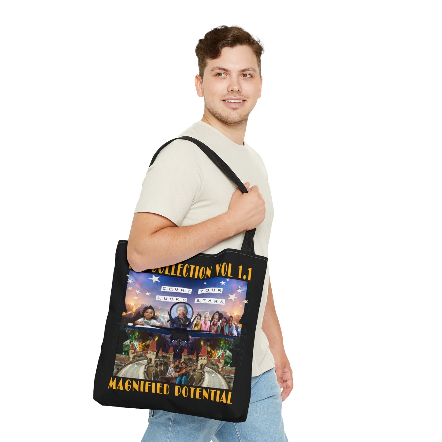 Magnified Potential Tote Bag (AOP)