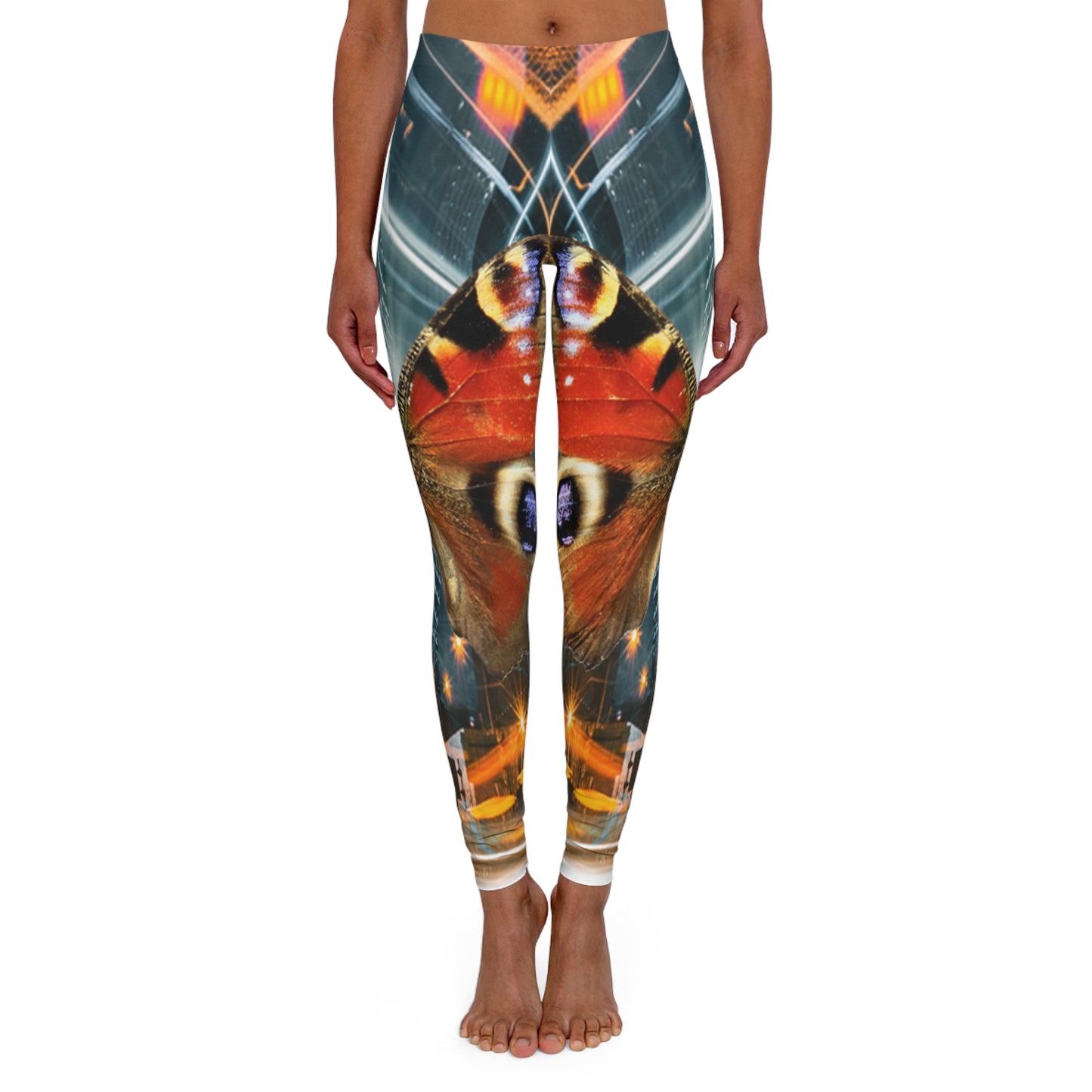 Butterflies Women's Spandex Leggings (AOP)