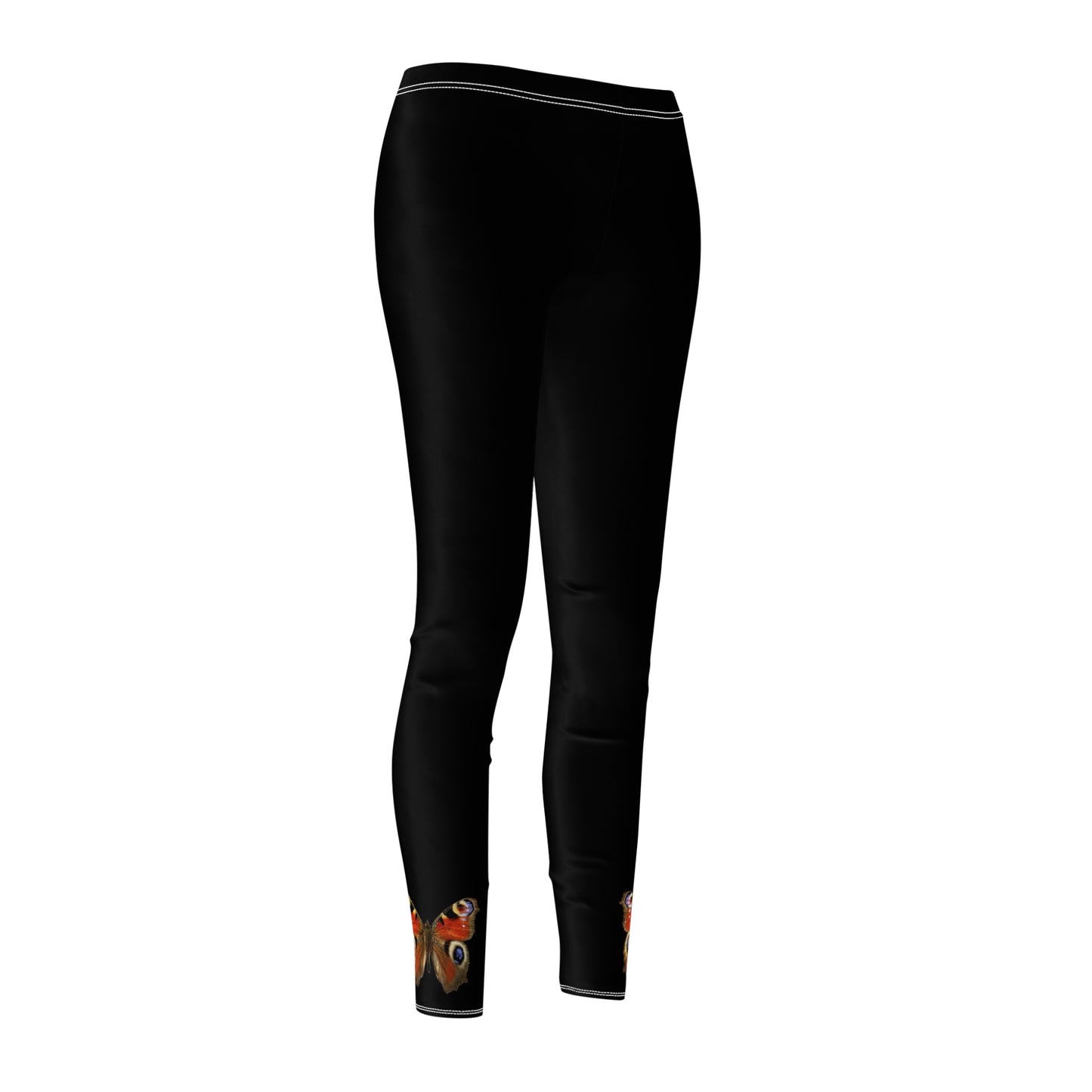 Butterflies Women's Cut & Sew Casual Leggings (AOP)