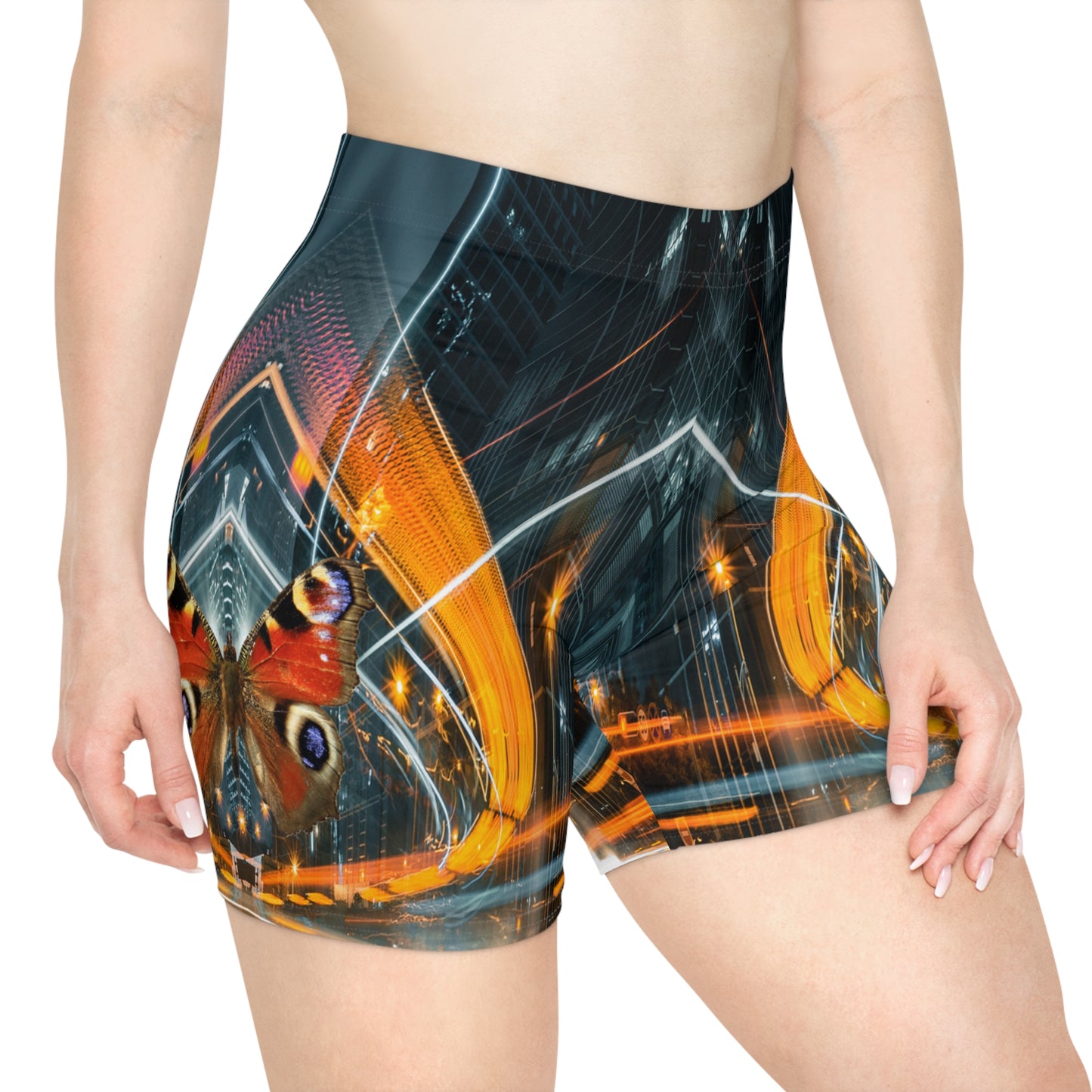 Butterflies Women's Biker Shorts (AOP)