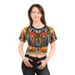 Butterflies Crop Tee (AOP)