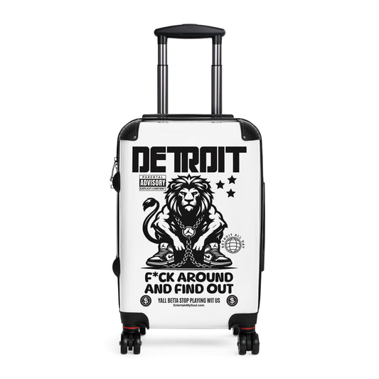 F*ck Around and Find Out Luggage for Adventurers, Unique Gift for Travelers, Weekend Getaways, Travel Accessories