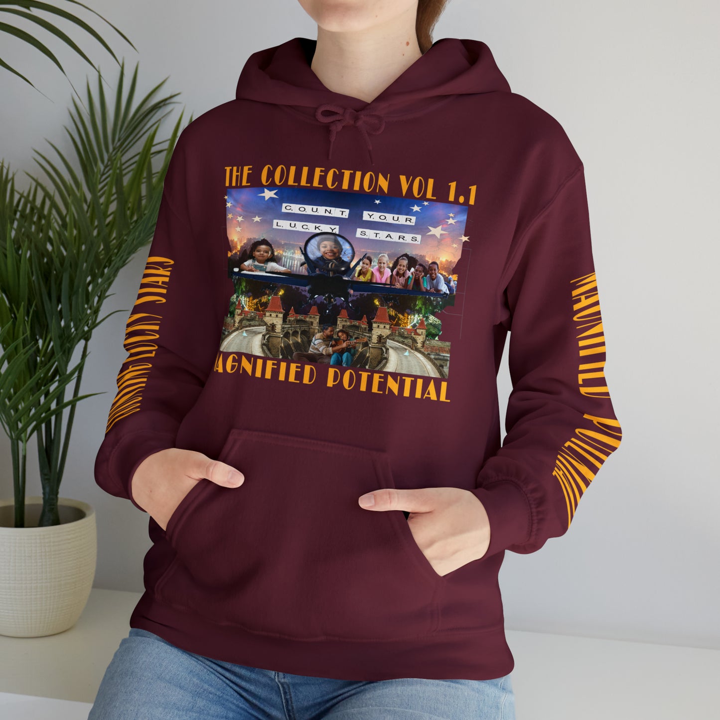 Magnified Potential Unisex Heavy Blend™ Hooded Sweatshirt