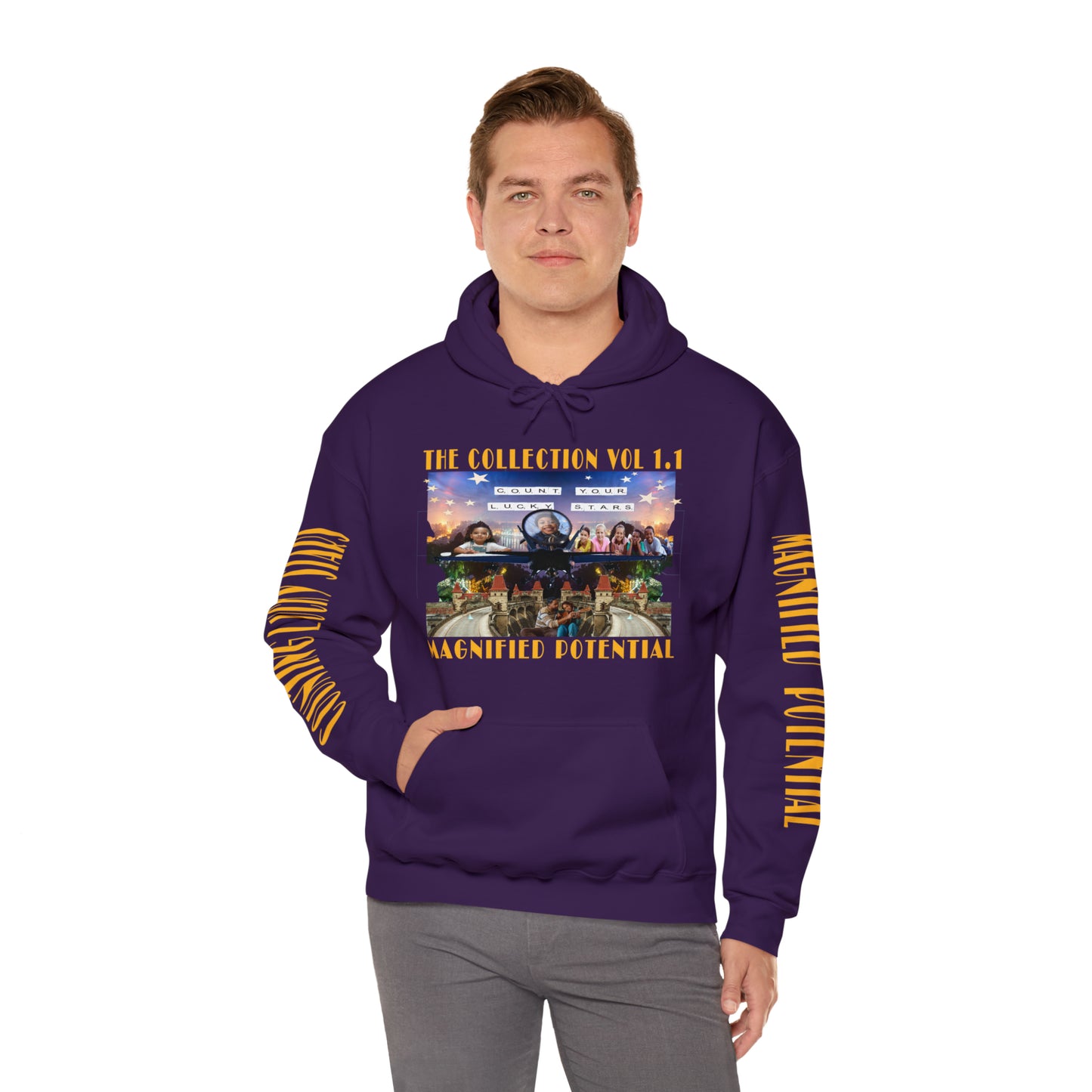 Magnified Potential Unisex Heavy Blend™ Hooded Sweatshirt