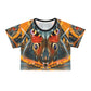 Butterflies Crop Tee (AOP)