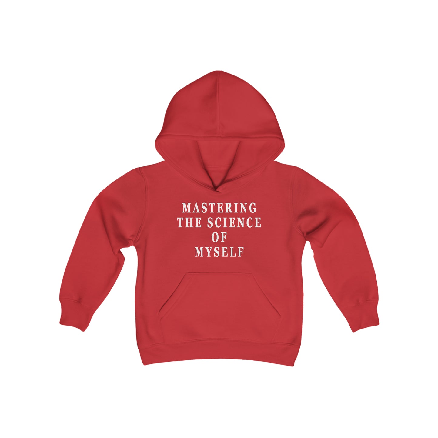 Mastering The Science of Myself Youth Heavy Blend Hooded Sweatshirt