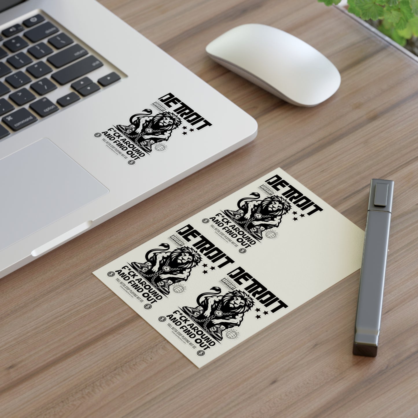 F*ck Around and Find Out Sticker Sheets - Urban Decor, Gift for Collectors, Custom Stickers for Scrapbooking, Laptop, & More