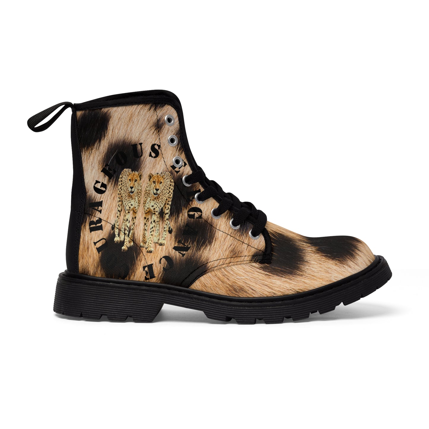 Courageous Elegance Women's Canvas Boots