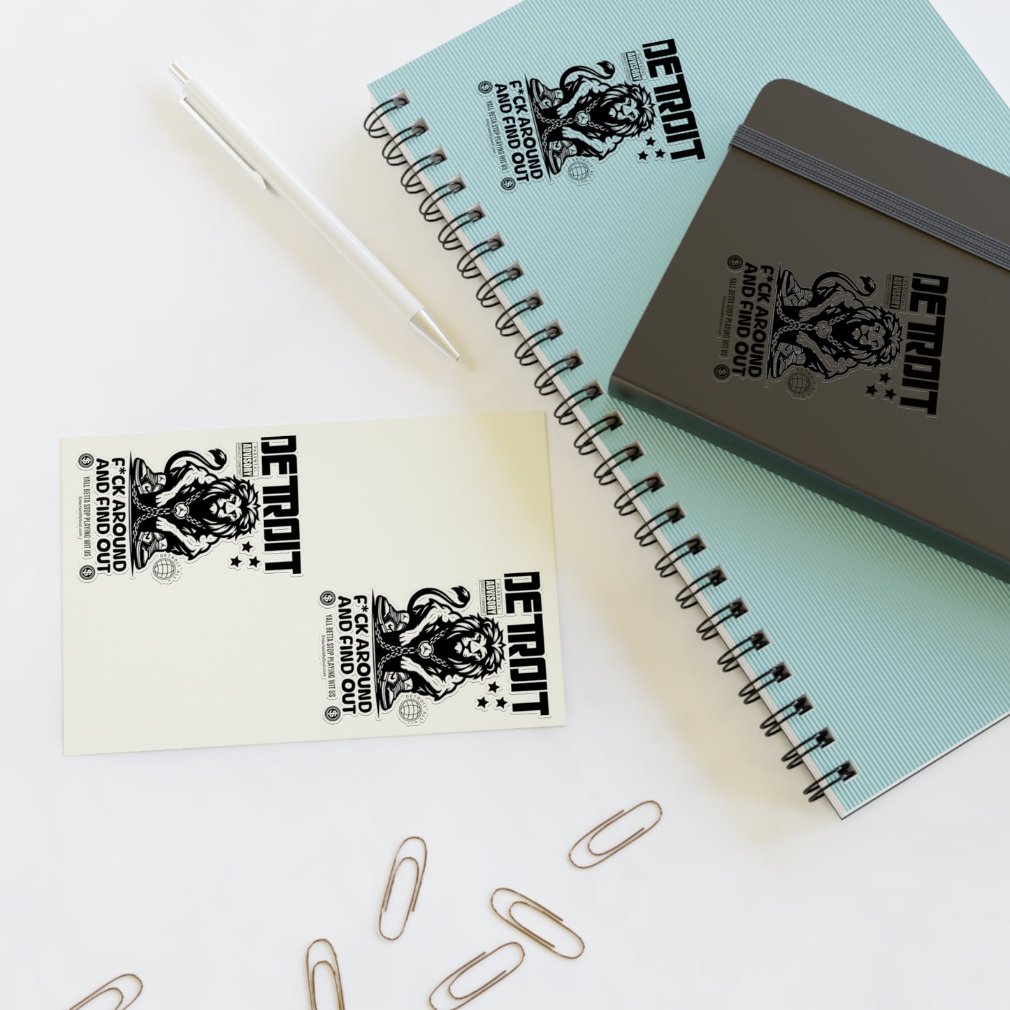 F*ck Around and Find Out Sticker Sheets - Urban Decor, Gift for Collectors, Custom Stickers for Scrapbooking, Laptop, & More