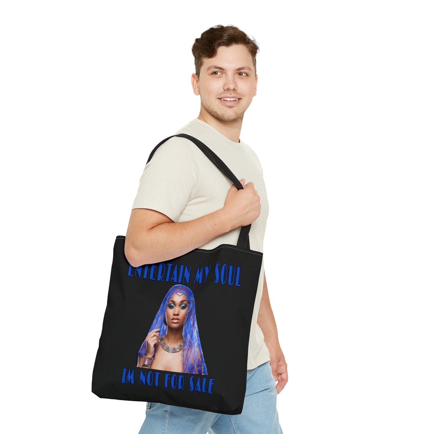 Entertain My Soul Im Not For Sale Tote Bag (AOP)