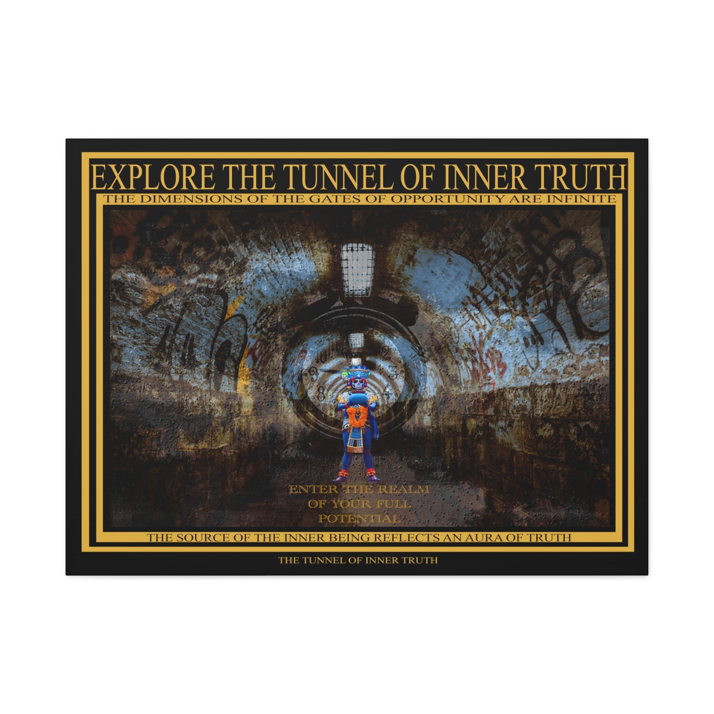 The Tunnel of Inner Truth Matte Canvas, Stretched, 1.25"