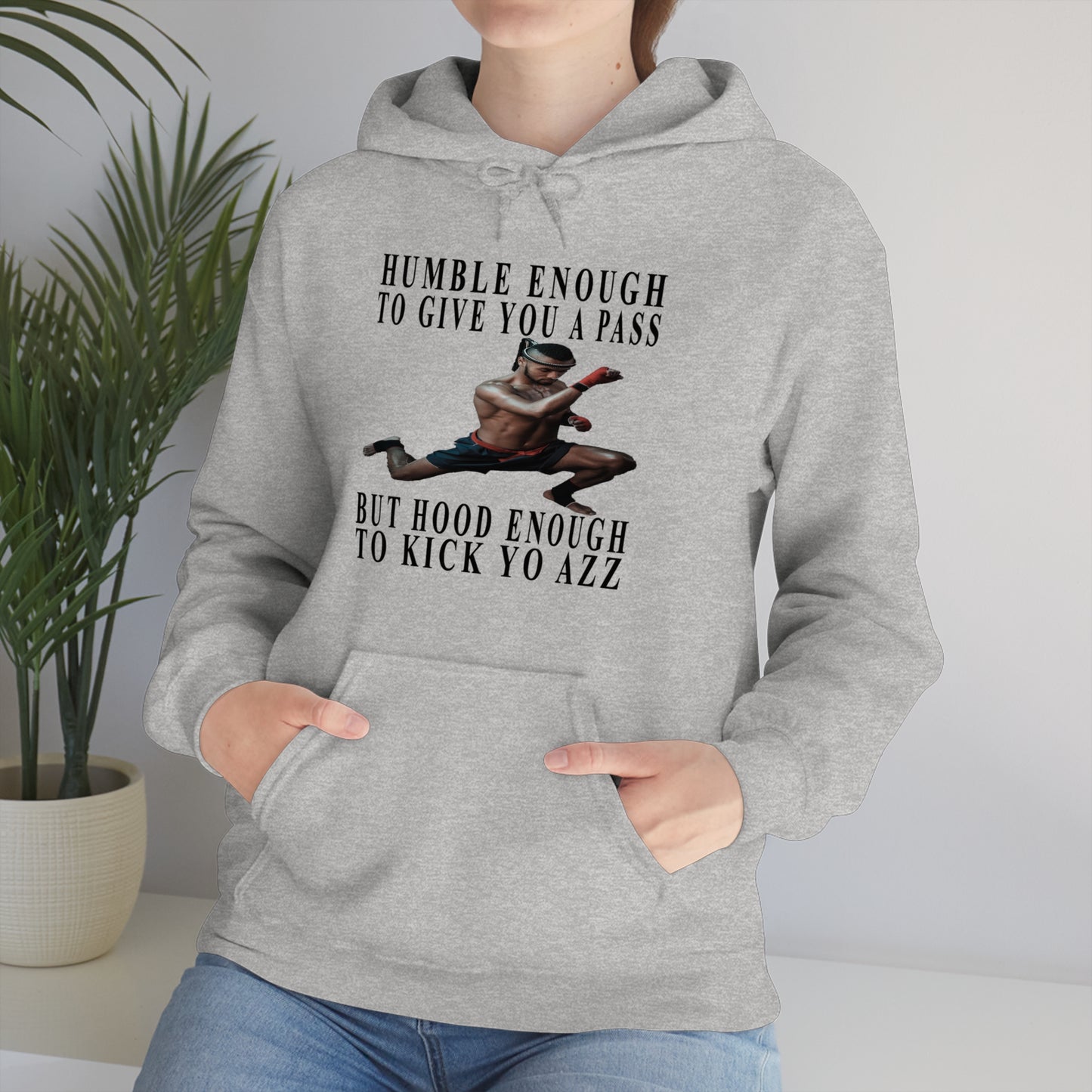 Humble Enough To Give Your A Pass Unisex Heavy Blend™ Hooded Sweatshirt