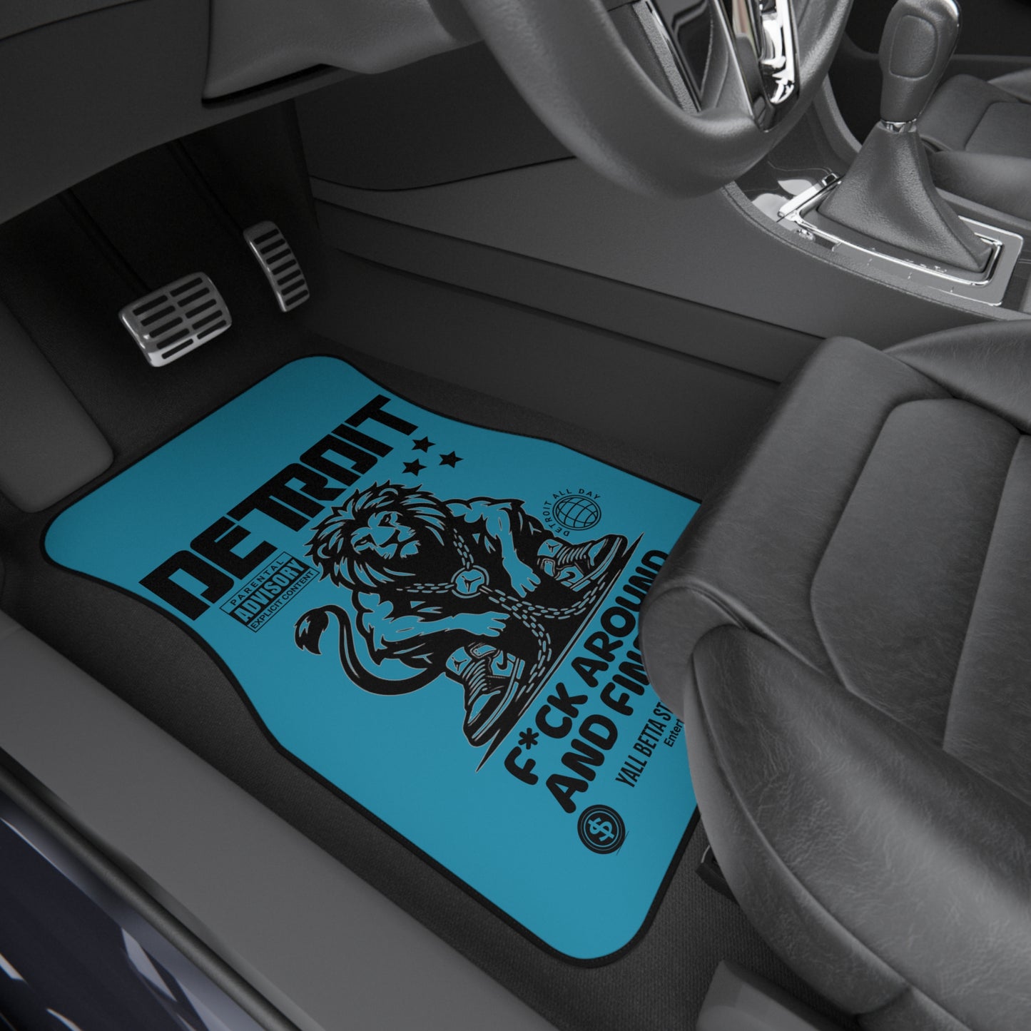 F*ck Around and Find Out Car Mats, Auto Accessories, Custom Floor Mats, Car Decor, Unique Gifts