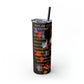 Beloved Skinny Tumbler with Straw, 20oz