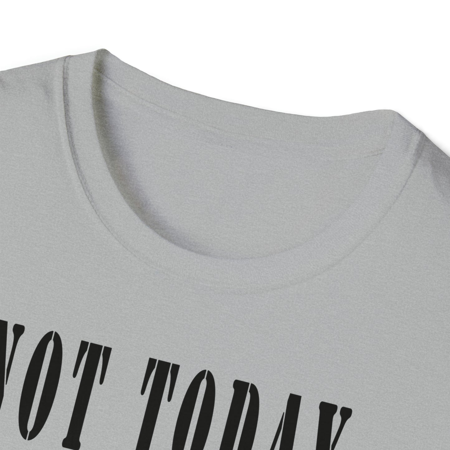 Not Today Satan Unisex Softstyle T-Shirt