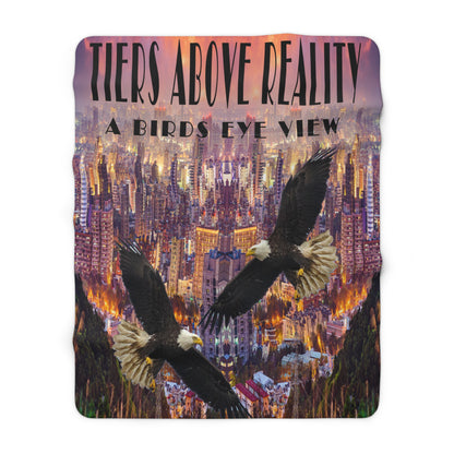 Tiers Above Reality Sherpa Fleece Blanket