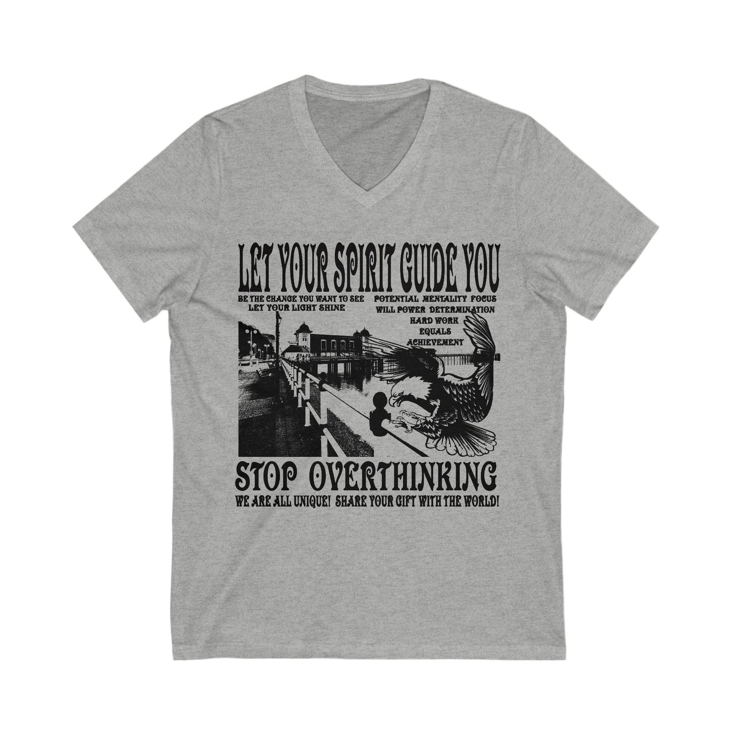 Let Your Spirit Guide You Unisex V-Neck Tee