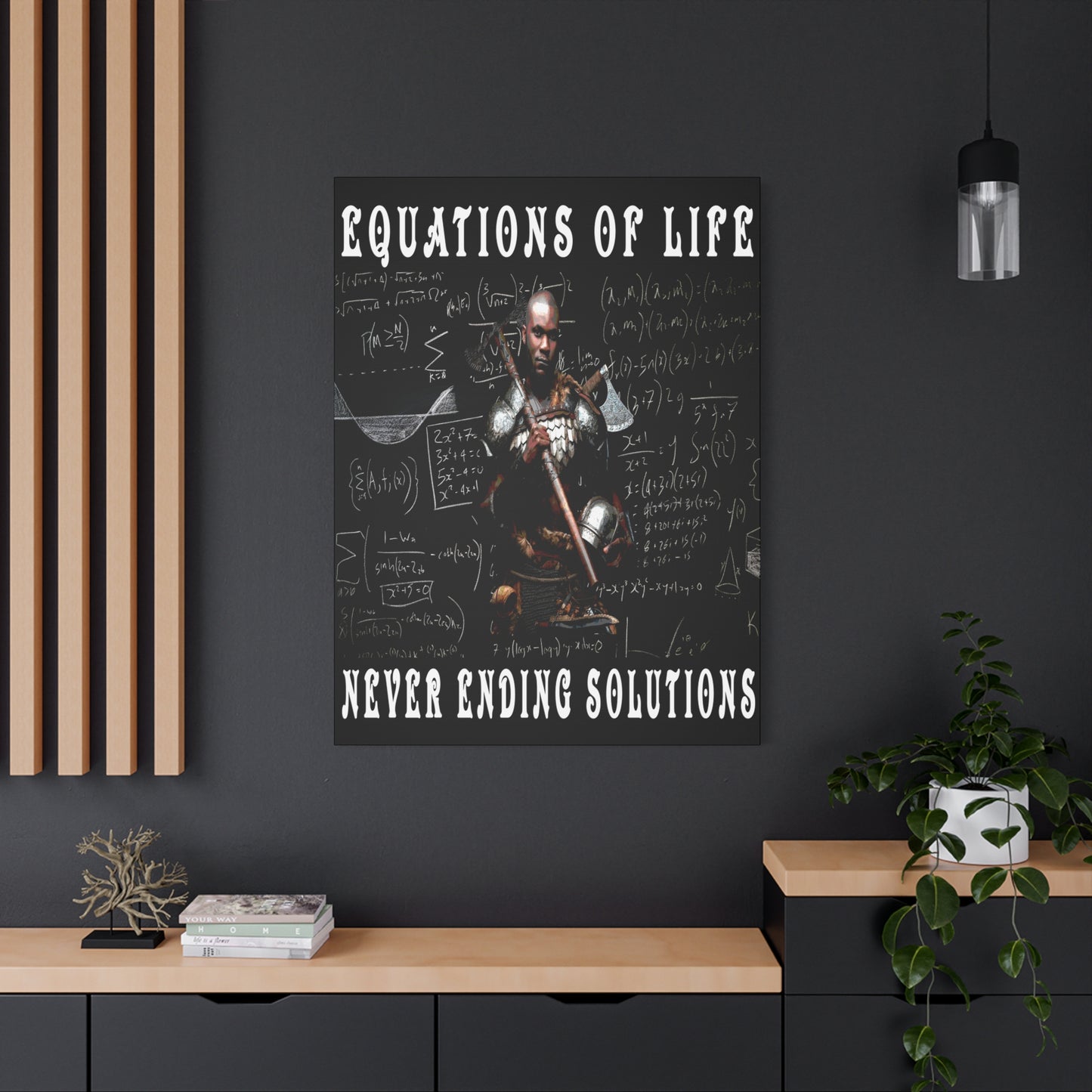 Equations of Life Matte Canvas, Stretched, 1.25"