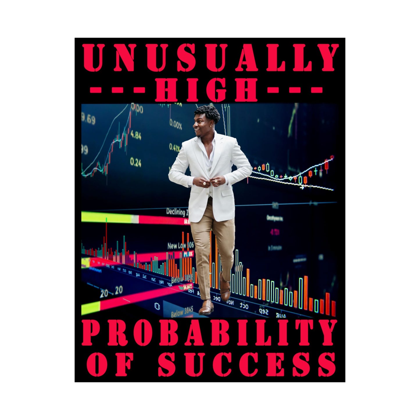 Unusually High Probability of Success Matte Vertical Posters