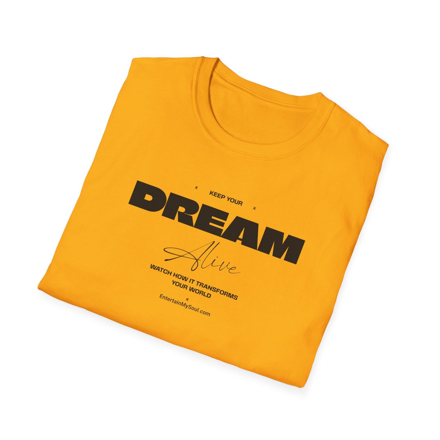 Keep Your Dream Alive T-Shirt, Motivational Tee, Dreamer Shirt, Gift for Dream Chasers, Perfect for Casual Wear, Fitness Enthusiast