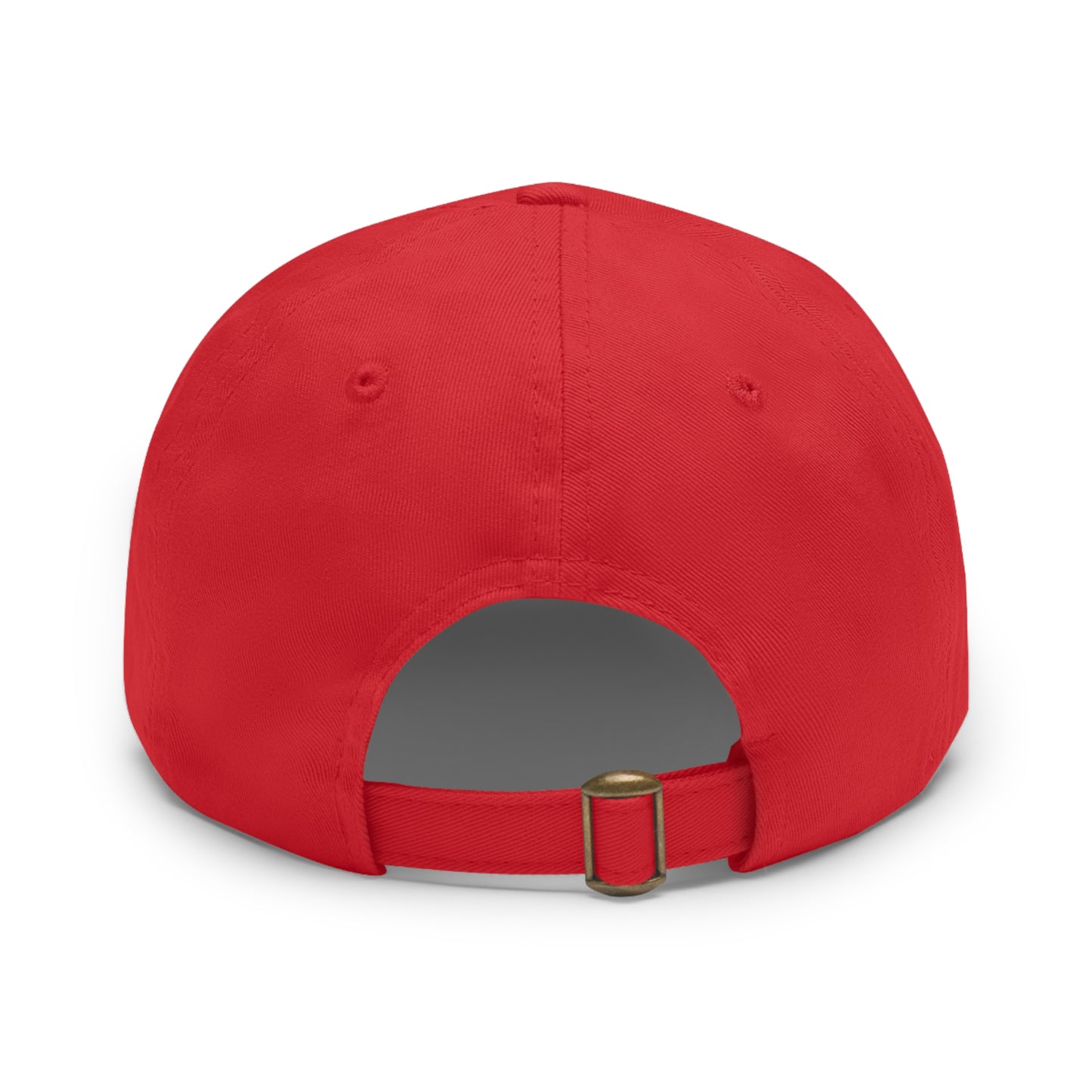 The Iron Will Dad Hat with Leather Patch (Rectangle)