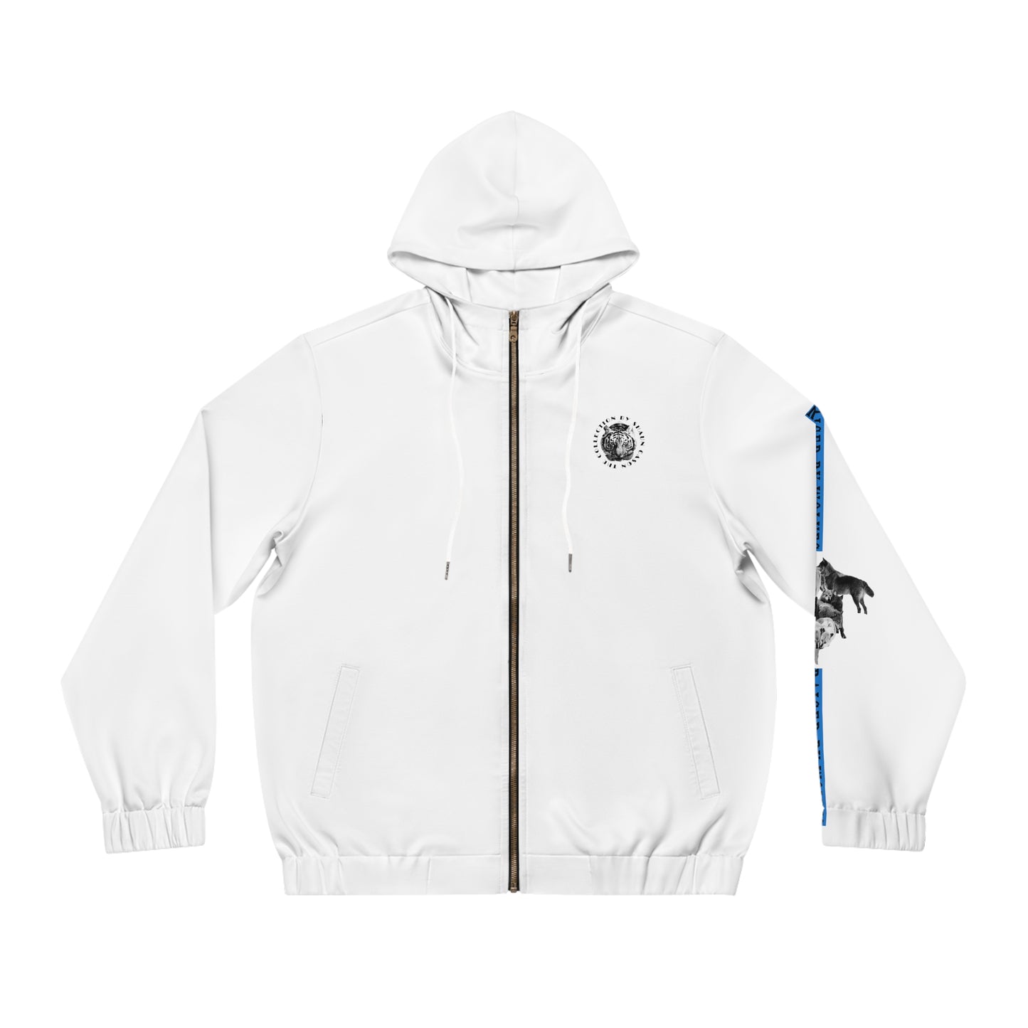 Raised By Wolves Men's Full-Zip Hoodie (AOP)