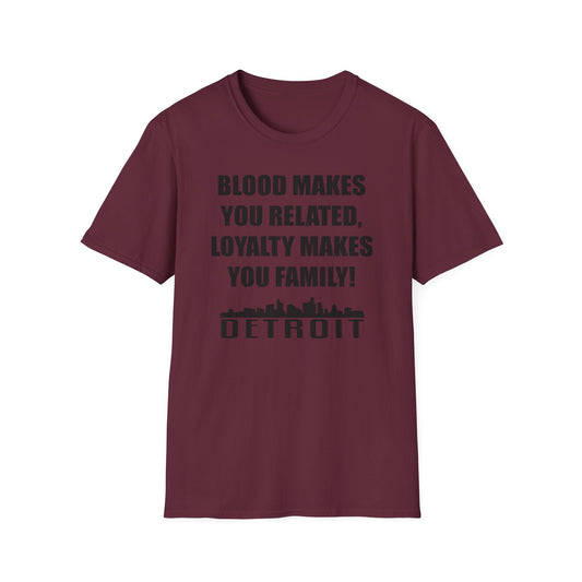 Blood Makes You Related T-Shirt - Unisex Softstyle Tee