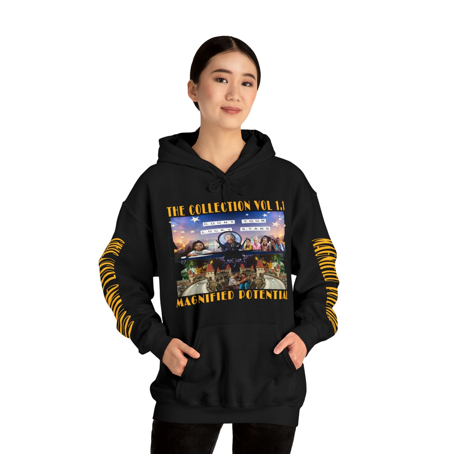 Magnified Potential Unisex Heavy Blend™ Hooded Sweatshirt