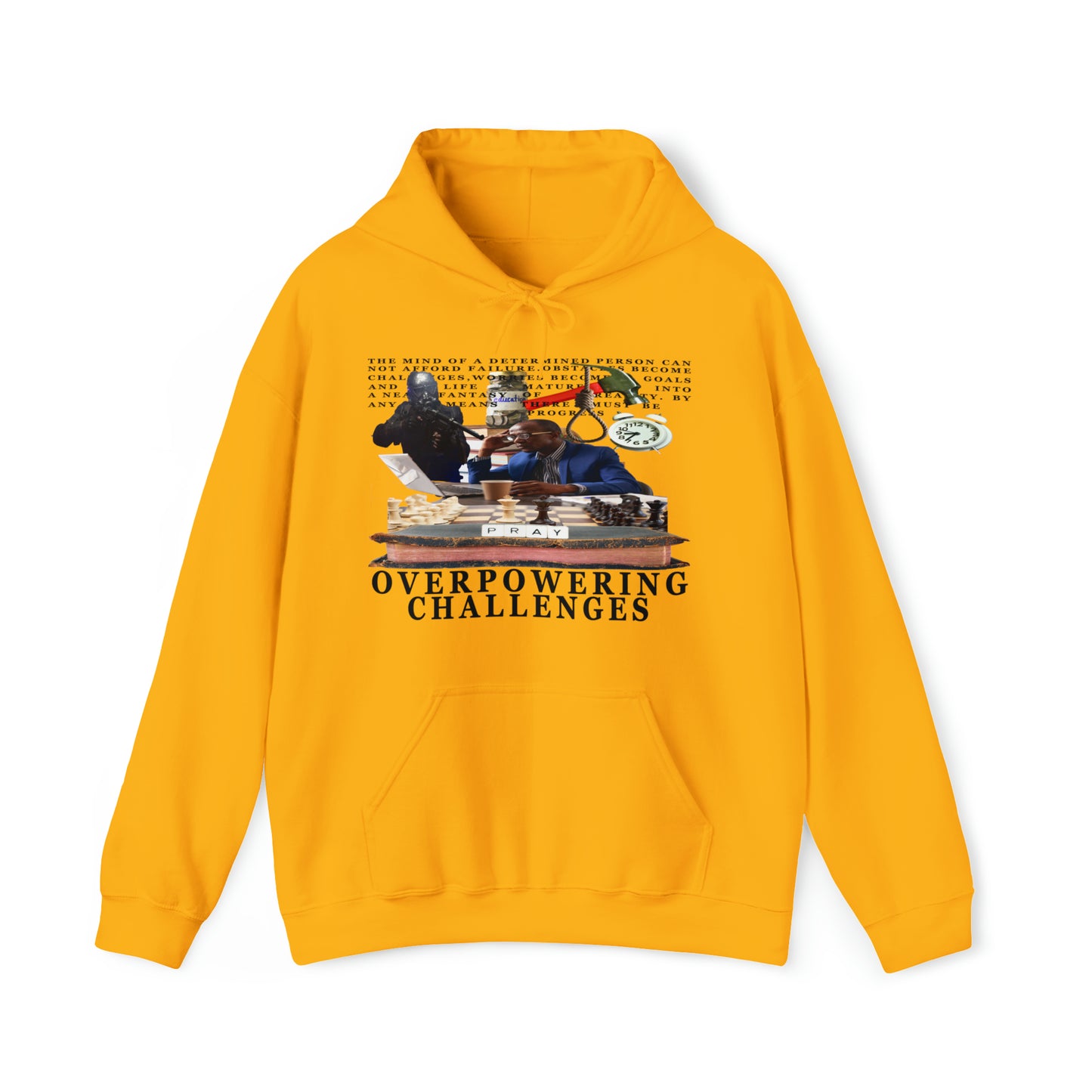 Overpowering Obstacles Unisex Heavy Blend™ Hooded Sweatshirt