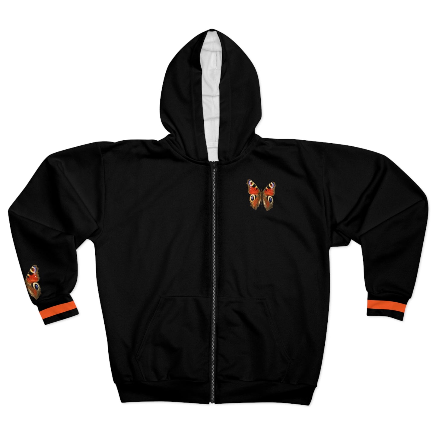 Butterflies Unisex Zip Hoodie (AOP)