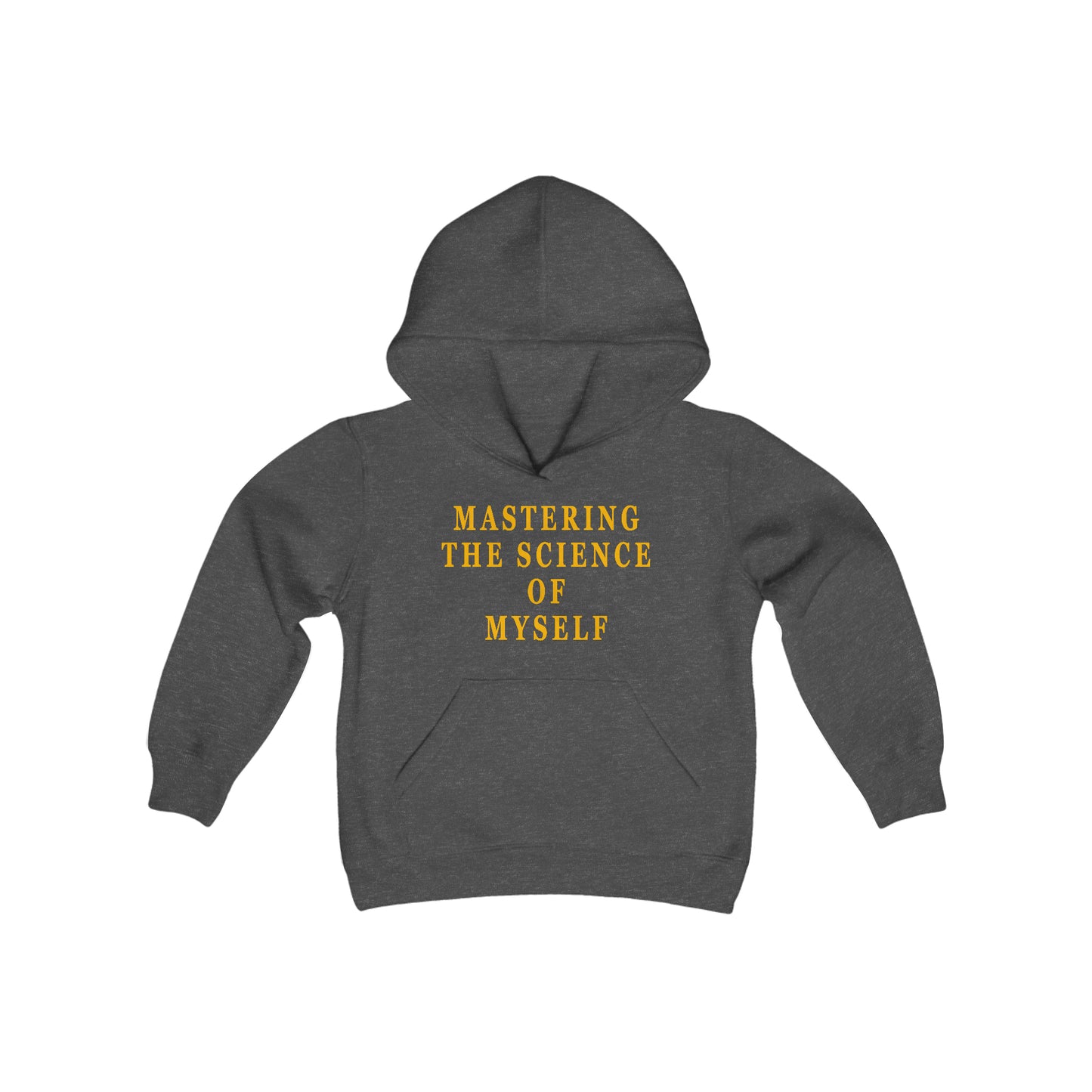 Mastering The Science of Myself Youth Heavy Blend Hooded Sweatshirt