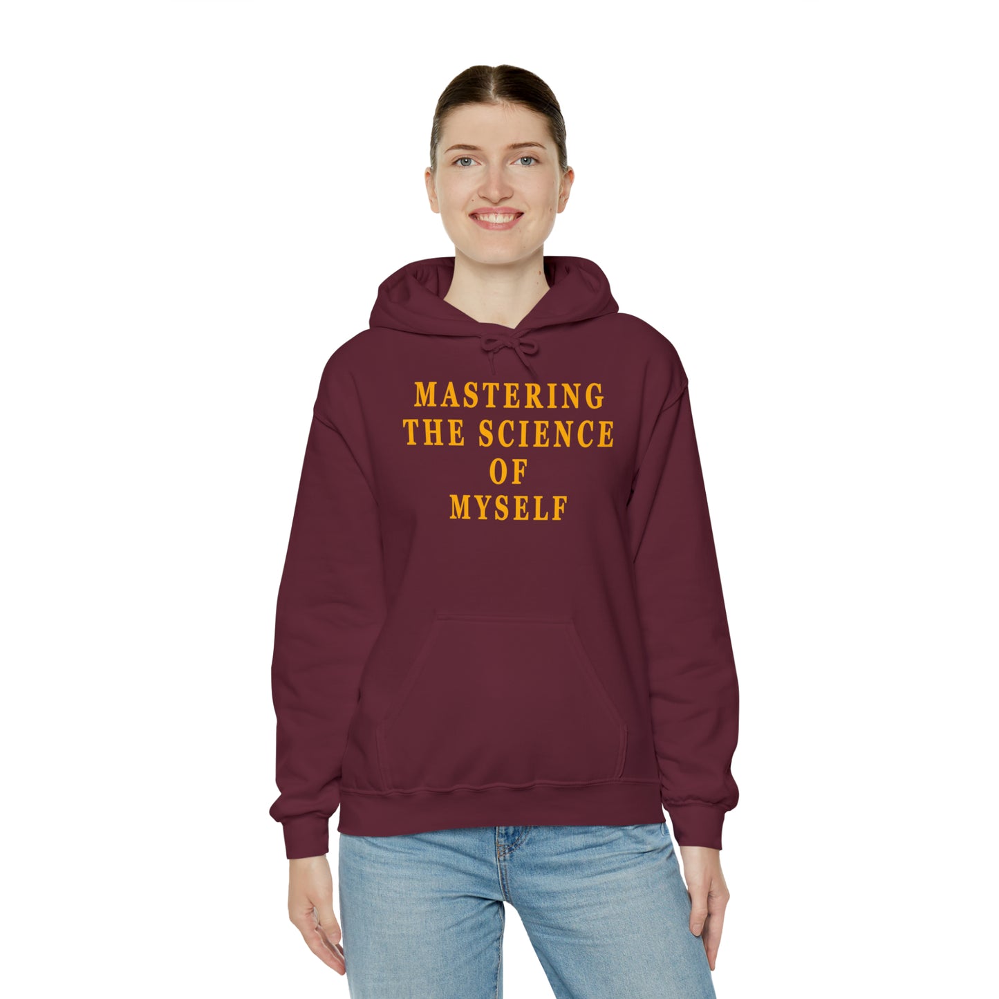 Mastering The Science of Myself Unisex Heavy Blend™ Hooded Sweatshirt