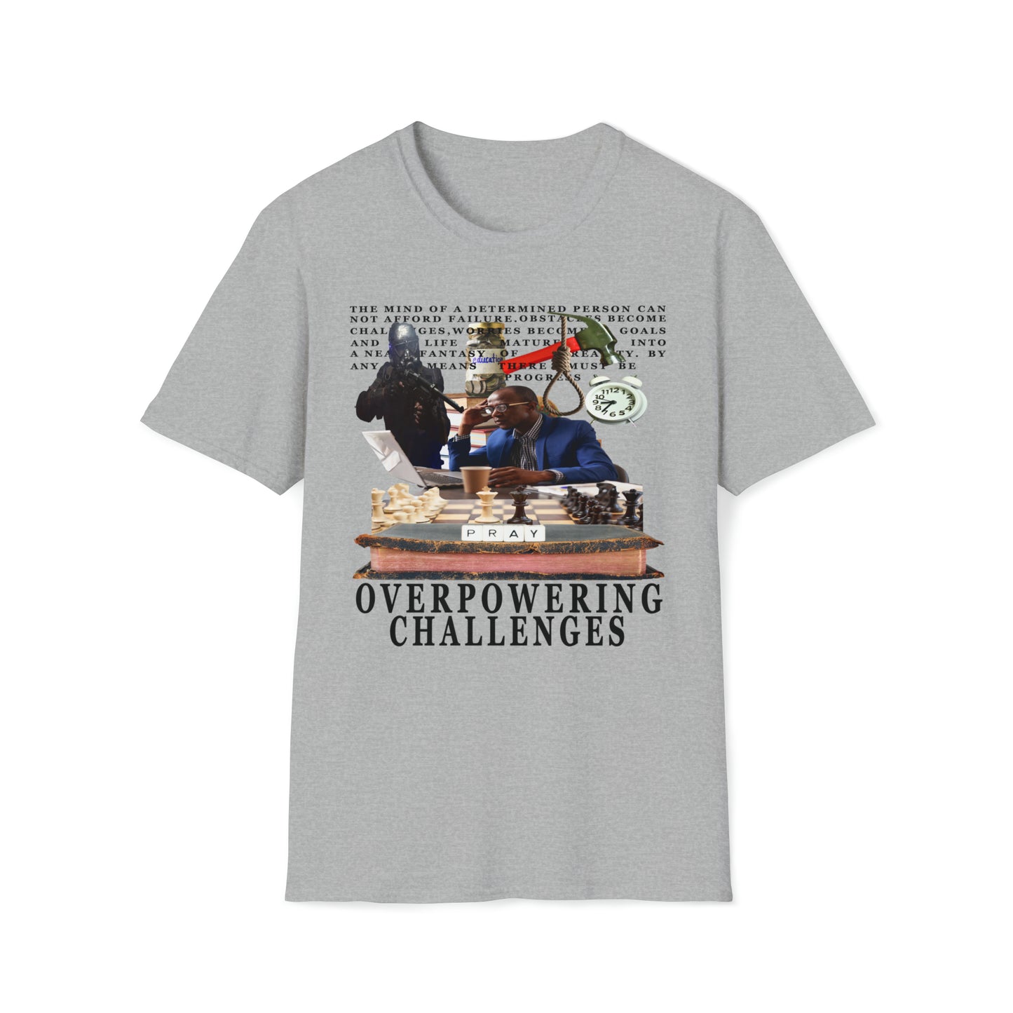 Overpowering Challenges Unisex Softstyle T-Shirt