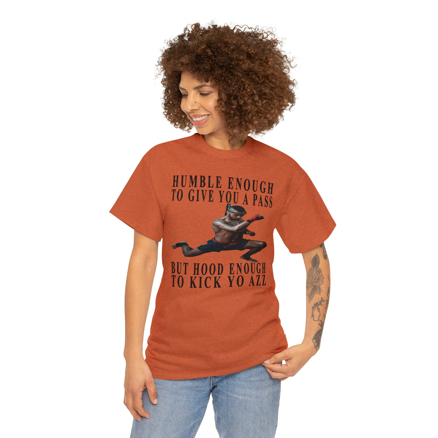 Humble Enough To Give Your A Pass Unisex Heavy Cotton Tee