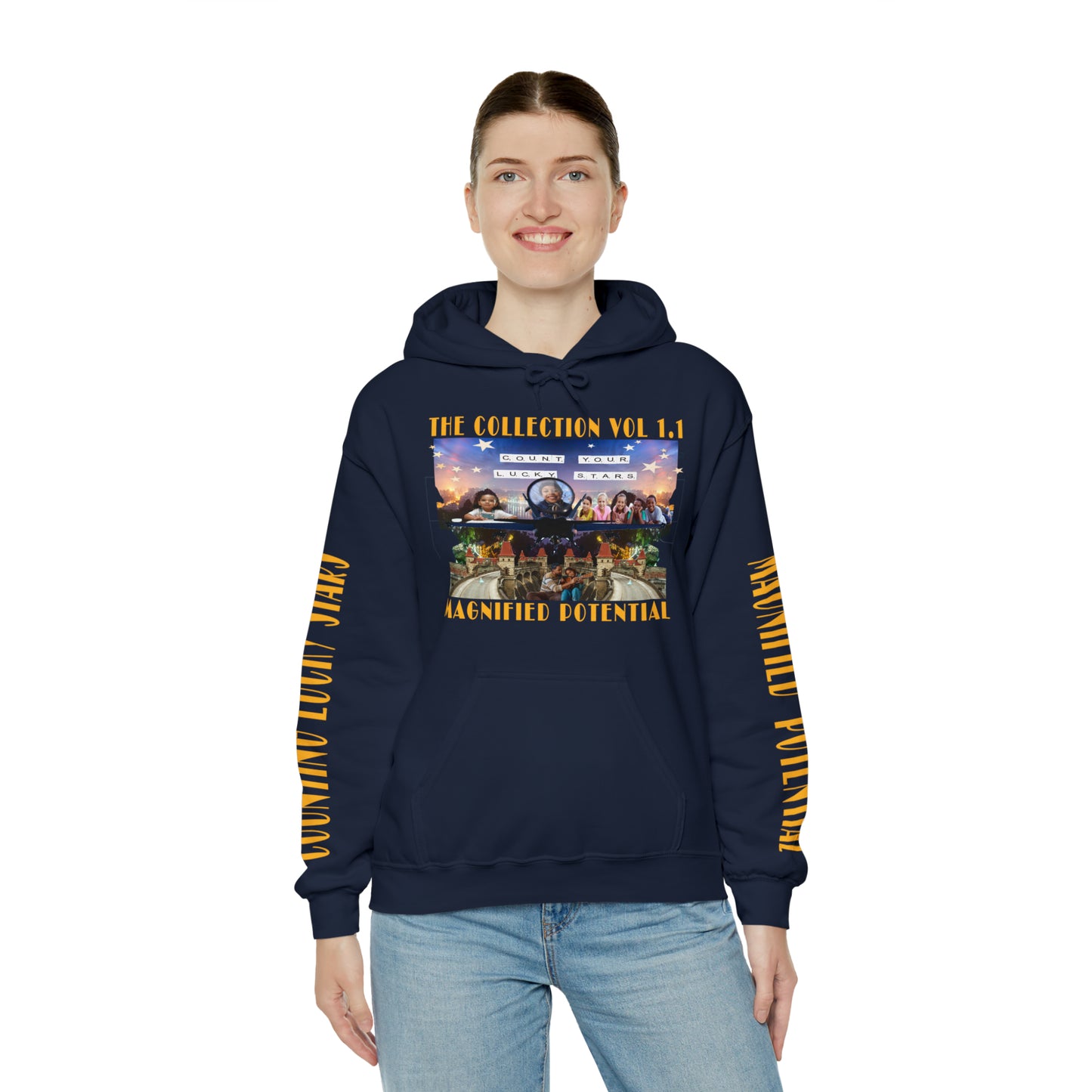 Magnified Potential Unisex Heavy Blend™ Hooded Sweatshirt