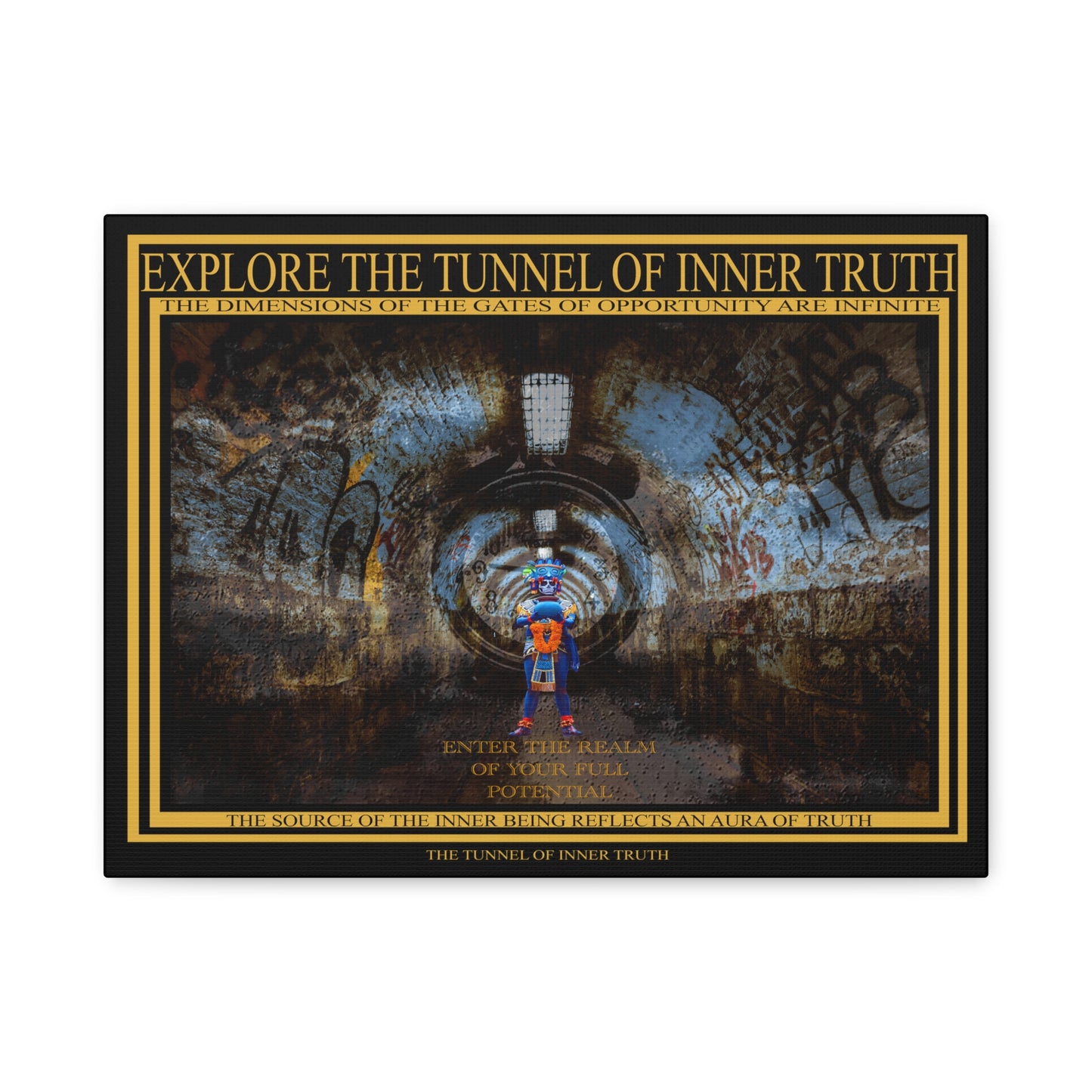 The Tunnel of Inner Truth Matte Canvas, Stretched, 1.25"