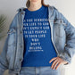 When You Surrender Your Life to God Unisex Heavy Cotton Tee