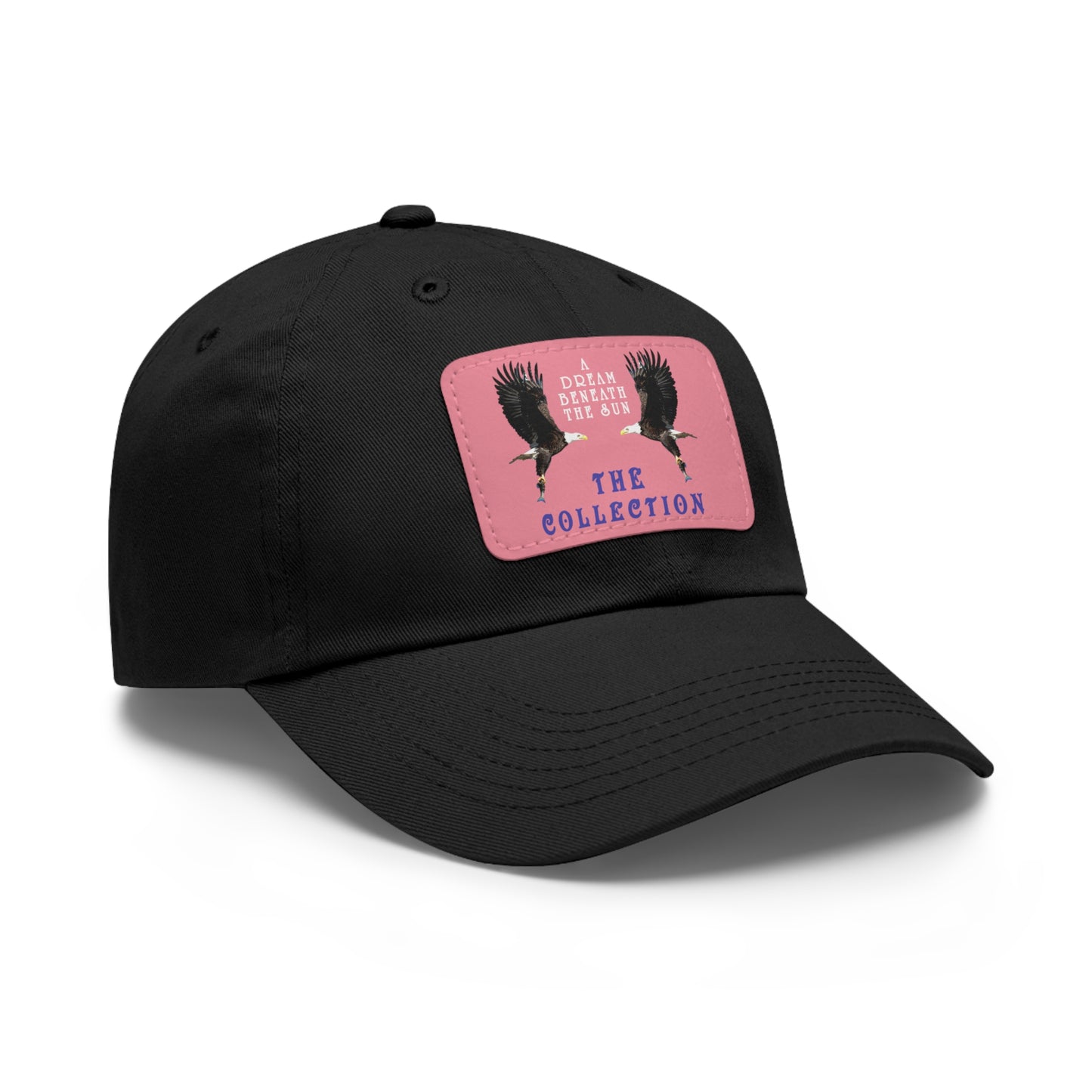 A Dream Beyond Reality Dad Hat with Leather Patch (Rectangle)