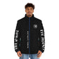 Ride My Wave Men's Puffer Jacket (AOP)