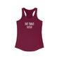 Not Today Satan Women's Ideal Racerback Tank