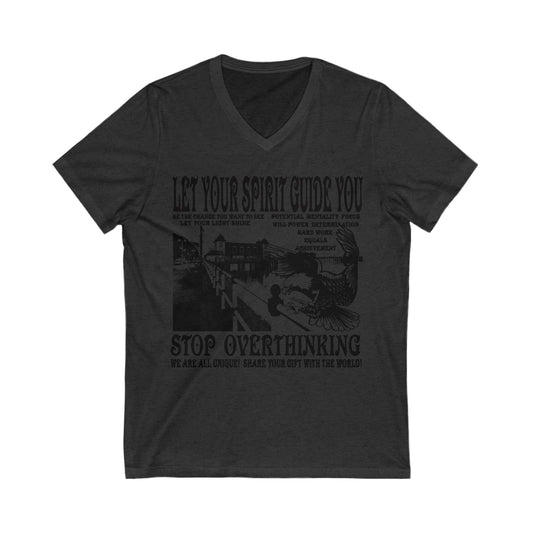 Let Your Spirit Guide You Unisex V-Neck Tee
