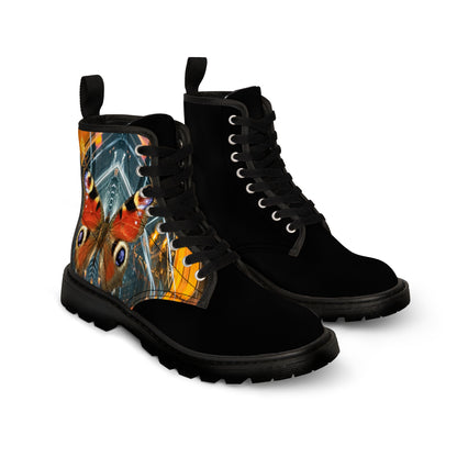 Butterflies Women's Canvas Boots