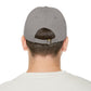 Tiers Above Reality Dad Hat with Leather Patch (Rectangle)