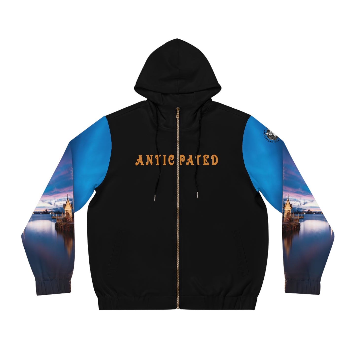 Anticipated Arrival Men's Full-Zip Hoodie (AOP)