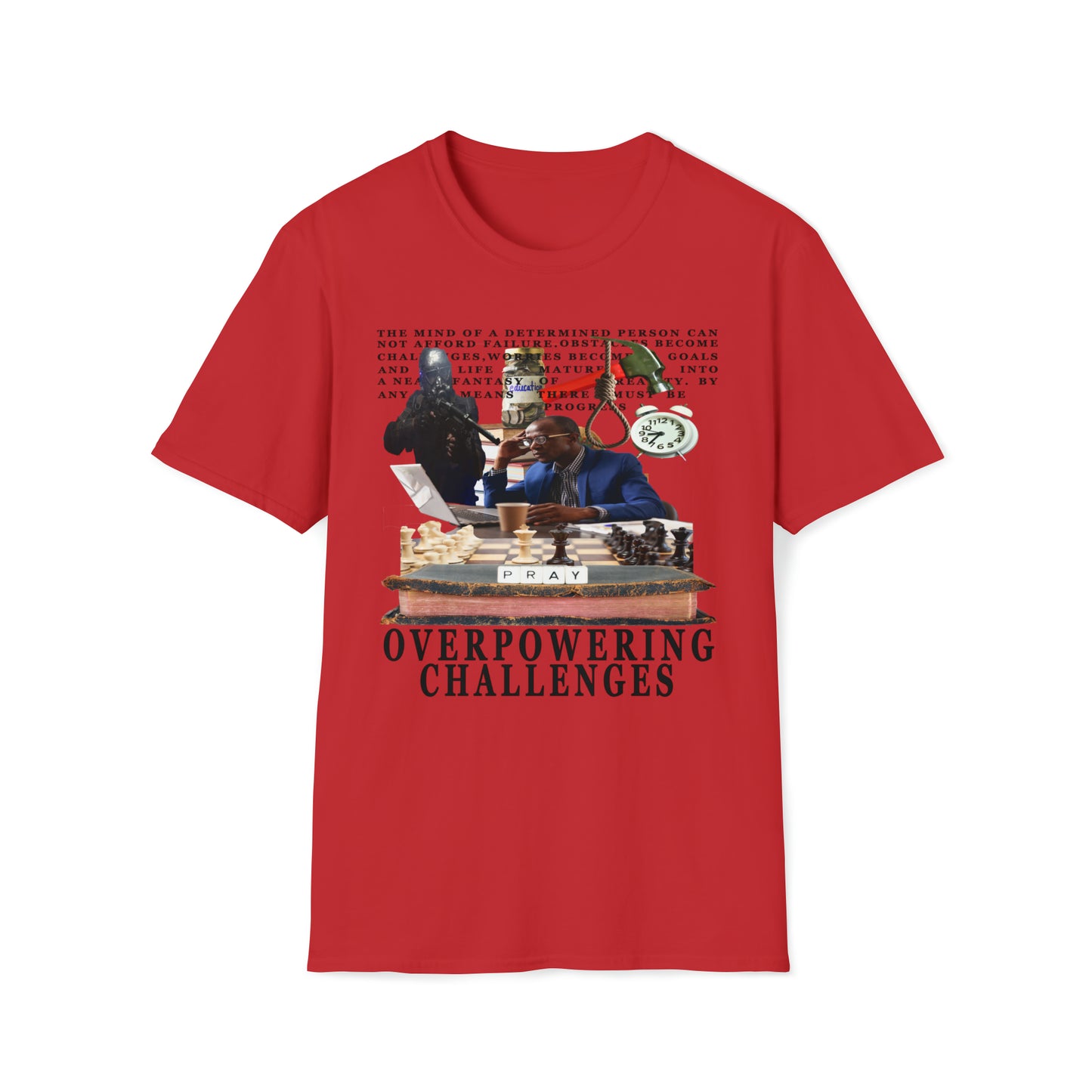 Overpowering Challenges Unisex Softstyle T-Shirt