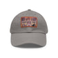 Tiers Above Reality Dad Hat with Leather Patch (Rectangle)